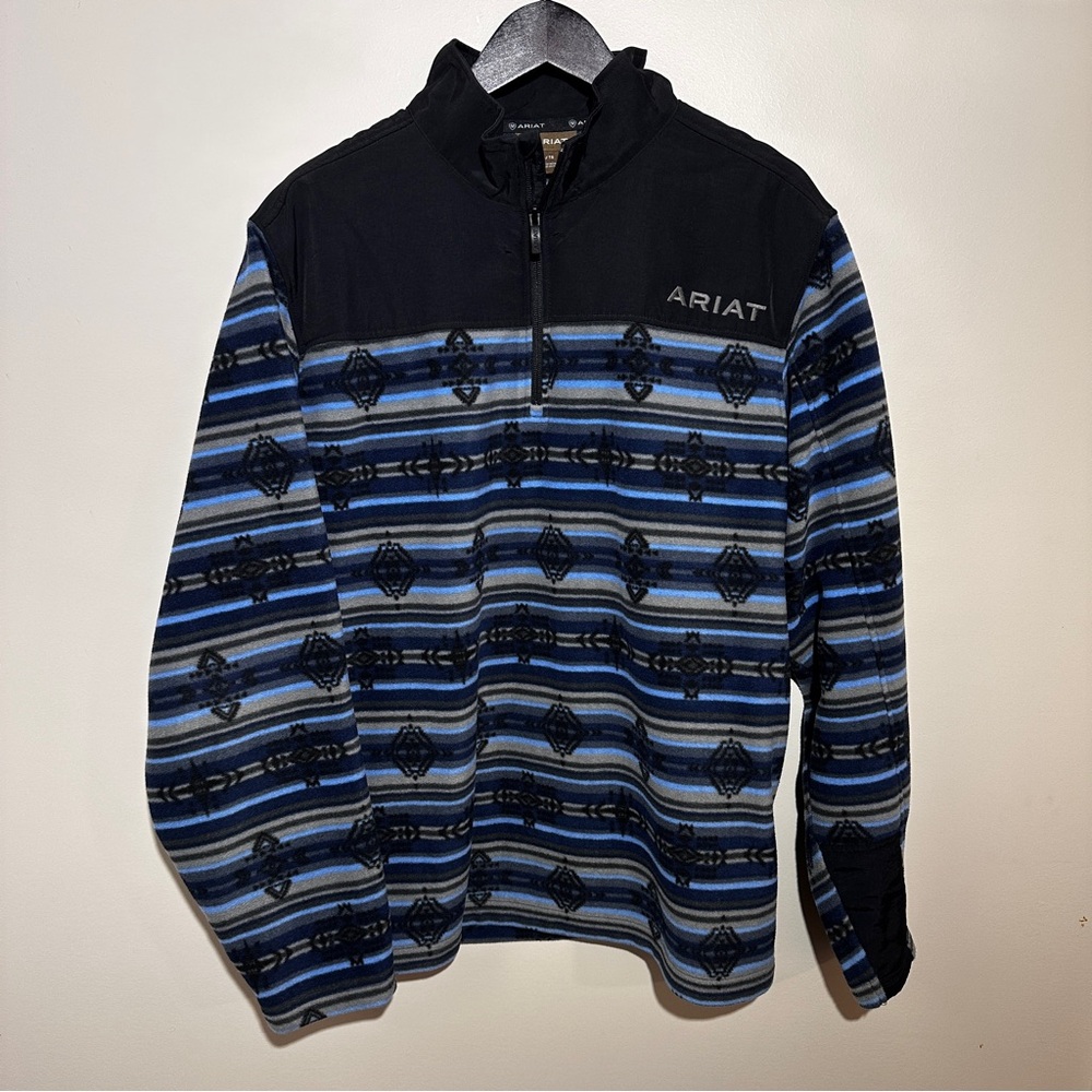 ARIAT Aztec Print Fleece Sweater - Size: XL